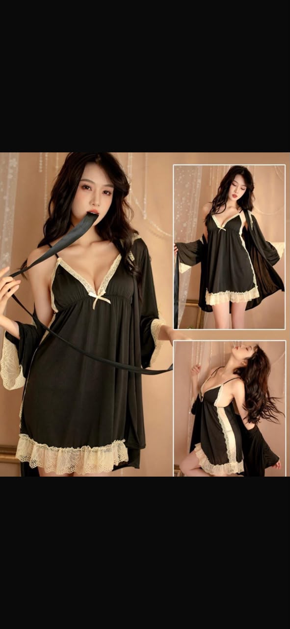 Short Nighty 2pcs nightwear and undergarments