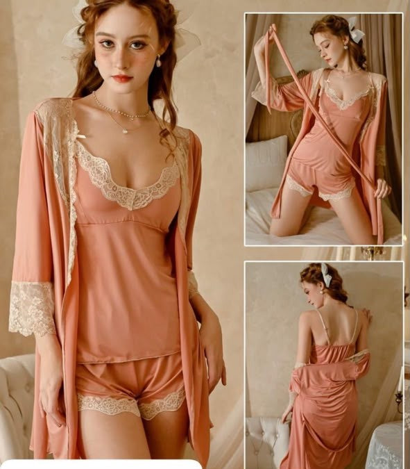 Short Nighty 2pcs nightwear and undergarments