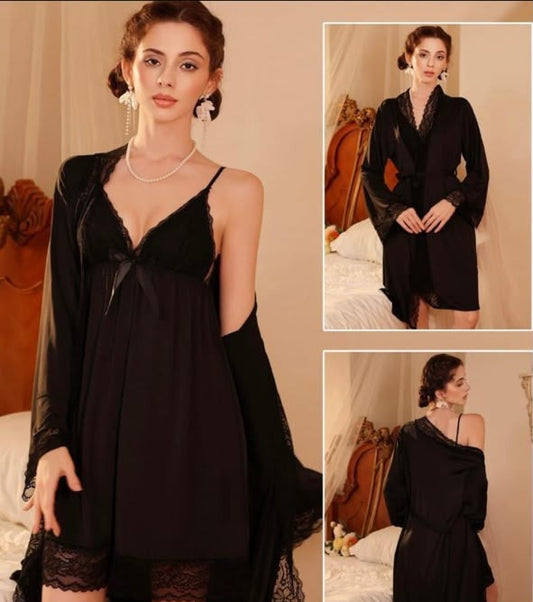 Short Nighty 2pcs nightwear and undergarments