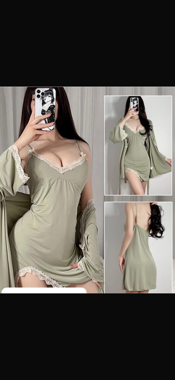 Short Nighty 2pcs nightwear and undergarments