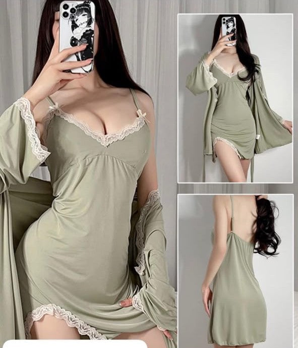 Short Nighty 2pcs nightwear and undergarments