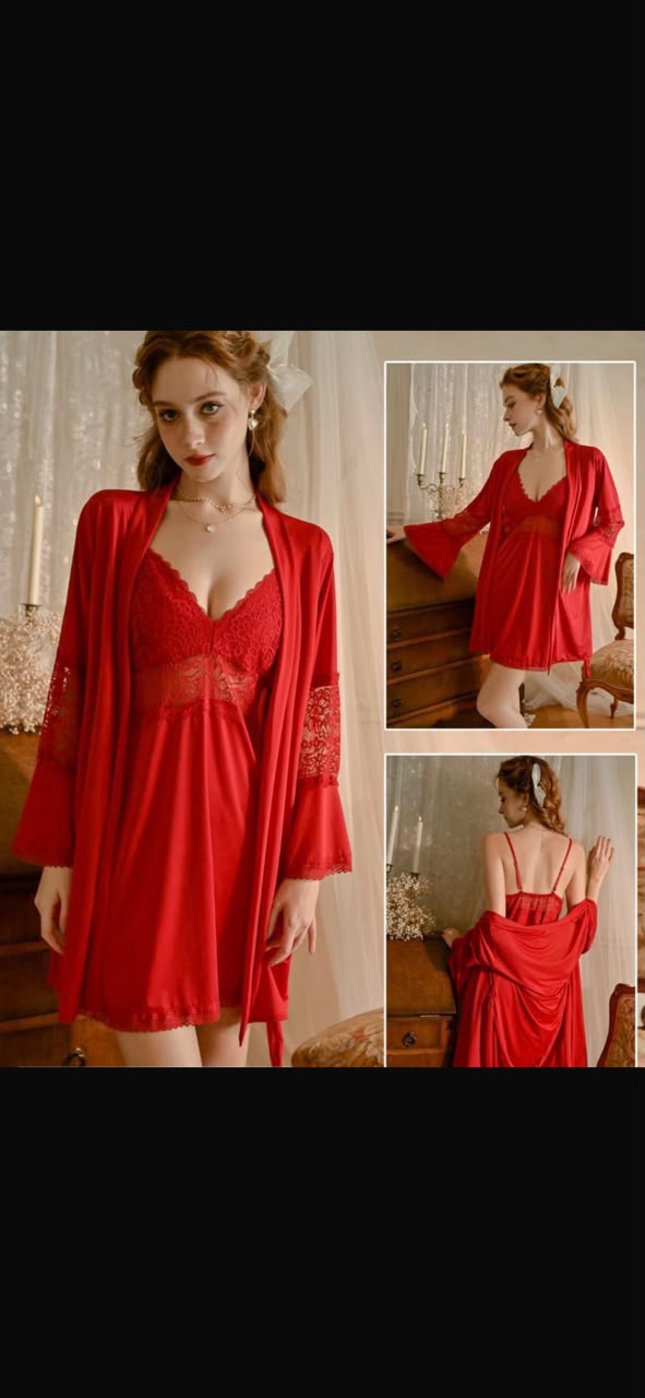 Short Nighty 2pcs nightwear and undergarments