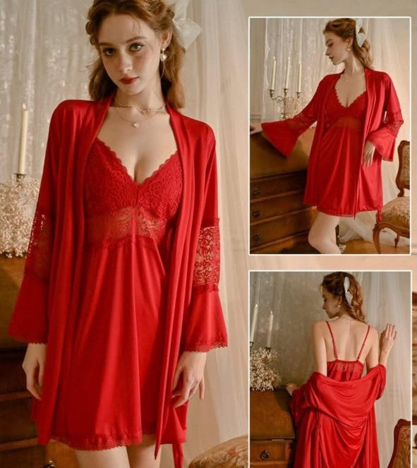 Short Nighty 2pcs nightwear and undergarments
