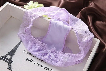 Flourish Lavender Lace Bra With Matching Penty – Push Up & Double Padded Floral Comfort